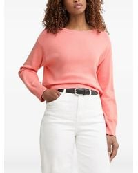 Benetton - Pull À Bords Côtelés - Lyst