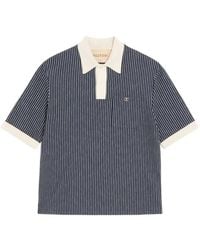 Valentino Garavani - Viscose T-Shirt With Striped Vlogo Embroidery - Lyst