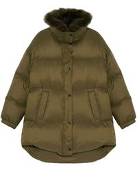 Yves Salomon - Padded-Design Coat - Lyst