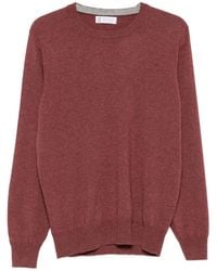 Brunello Cucinelli - Crew-Neck Long-Sleeve Sweater - Lyst