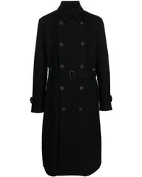 Forme D'expression - Belted Double-breasted Trench Coat - Lyst