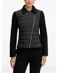 BOSS - Quilted Panelled Jacket - Lyst