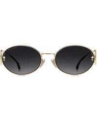 Etro - Metal Paisley Sunglasses - Lyst