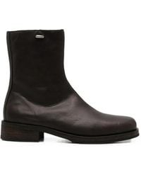 Our Legacy - Bottines Camion En Cuir Ciré - Lyst