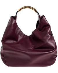 Moschino - Handle Me Logo-Plaque Tote Bag - Lyst