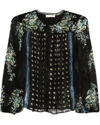 Ulla Johnson - Blusa Con Ricamo - Lyst