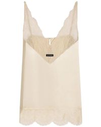 Dolce & Gabbana - Silk Satin Top - Lyst