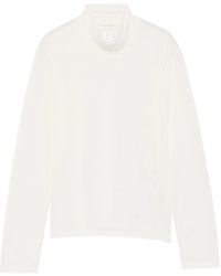 Eleventy - High-Neck Long-Sleeve T-Shirt - Lyst