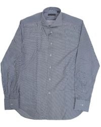 Corneliani - Awning-Striped French-Collar Shirt - Lyst
