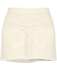 The Mannei - Malmo Mini Skirt White - Lyst
