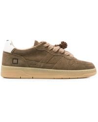 Date - Court 2.0 Logo-Embossed Suede Sneakers - Lyst