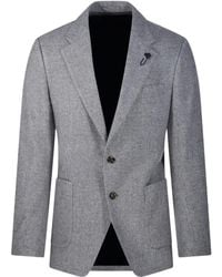 Lardini - Kariertes Sakko - Lyst