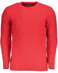 U.S. Grand - Diamond-Knit Cotton Sweater - Lyst