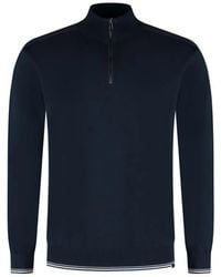 Paul & Shark - Zip-Up Striped Sweater - Lyst