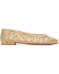Bernardo - Costa Embroidered Ballet Flats - Lyst