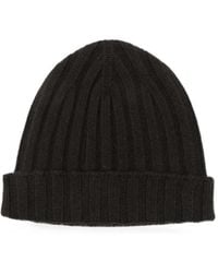 FILIPPO DE LAURENTIIS - Ribbed-Knit Cashmere Beanie Hat - Lyst
