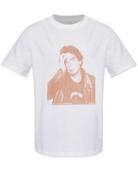 A.P.C. - T-Shirt Jean Touitou À Imprimé Portrait - Lyst
