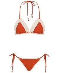 Zimmermann - Mahon Crochet-Trim Bikini - Lyst
