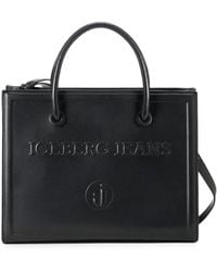 Iceberg - Logo-Embossed Tote Bag - Lyst
