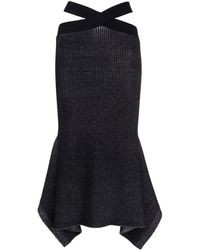 3.1 Phillip Lim - Ribbed-knit Asymmetric Skirt - Lyst