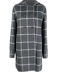 Emporio Armani - Reversible Double-breasted Wool Coat - Lyst