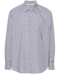 Acne Studios - Checked Cotton Shirt - Lyst