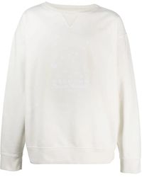Maison Margiela - Numeric Sweatshirt Mit Logo-Stickerei - Lyst