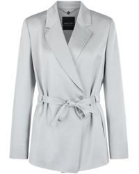 Marc Cain - Belted Wrap-Around Blazer - Lyst