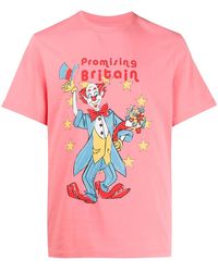 Martine Rose - Clown Graphic Print T-shirt - Lyst