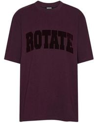 ROTATE BIRGER CHRISTENSEN - T-Shirt À Col Rond - Lyst
