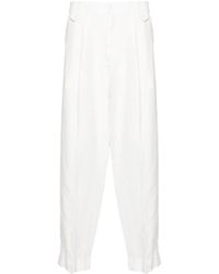 Costumein - Cropped Linen Trousers - Lyst