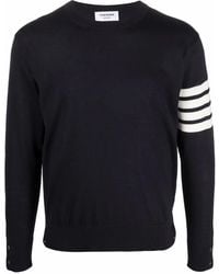 Thom Browne - 4-Bar Knitted Sweater - Lyst