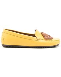 Sarah Chofakian - Severine Leather Loafers - Lyst