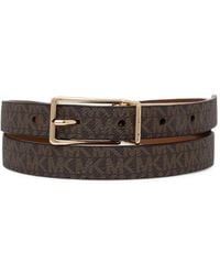 MICHAEL Michael Kors - Reversible Monogram-Print Belt - Lyst