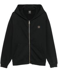 HTC - Felpa Con Decorazione, Zip E Cappuccio - Lyst