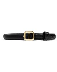 LIE STUDIO - Georgia Slim Croc Belt - Lyst
