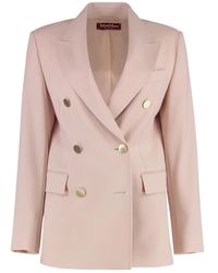 Max Mara - Edicola Blazer Met Dubbele Rij Knopen - Lyst