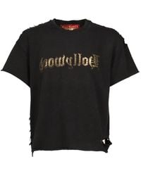 Crazy Clown L.A. - Distressed Graphic-Print T-Shirt - Lyst