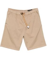 White Sand - Kevin Nf Belted Pleated Shorts - Lyst