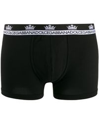 Dolce & Gabbana Crown And Logo Briefs - Black
