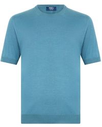 Fedeli - Short-Sleeve Crew-Neck T-Shirt - Lyst