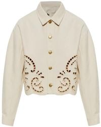 Ulla Johnson - Chaqueta Vaquera Bobbi Con Abertura - Lyst