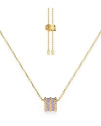 Apm Monaco - Cordage Crystal-Embellished Necklace - Lyst