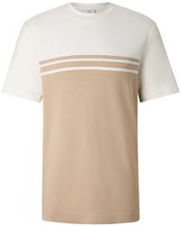 Bogner - Pete Colour-Block Striped T-Shirt - Lyst