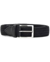 Athison - Braided Leather-Trim Belt - Lyst
