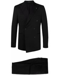 Tagliatore - Fitted Double-Breasted Suit - Lyst