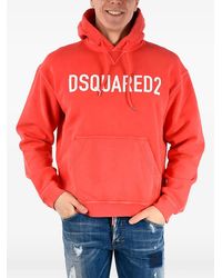 DSquared² - Graphic-Print Hoodie - Lyst