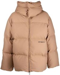 Off-White c/o Virgil Abloh - Race Canvas Down Padded Jacket - Lyst