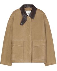 Closed - Suede Leather Jacket - Lyst