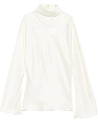 Rohe - High-Neck Button-Back Top - Lyst